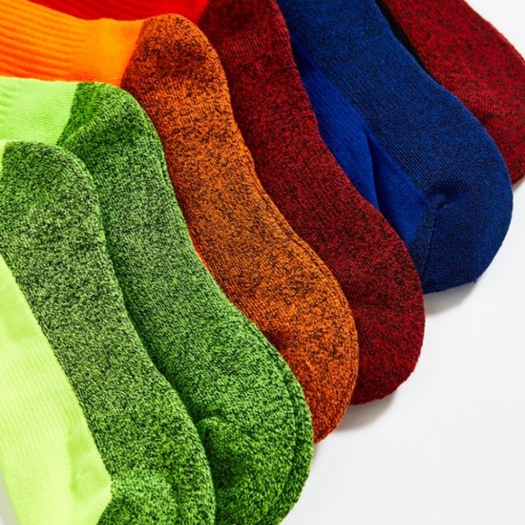 🆕Polo Ralph Lauren Marled Neon Socks - Picture 3 of 4